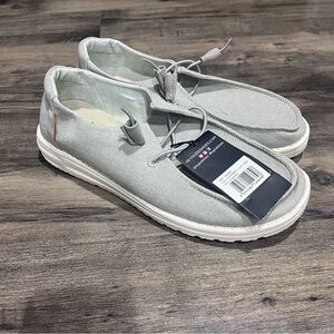 Hey Dude Womens Wendy Chambray Boho Grey 9 New With Tags-